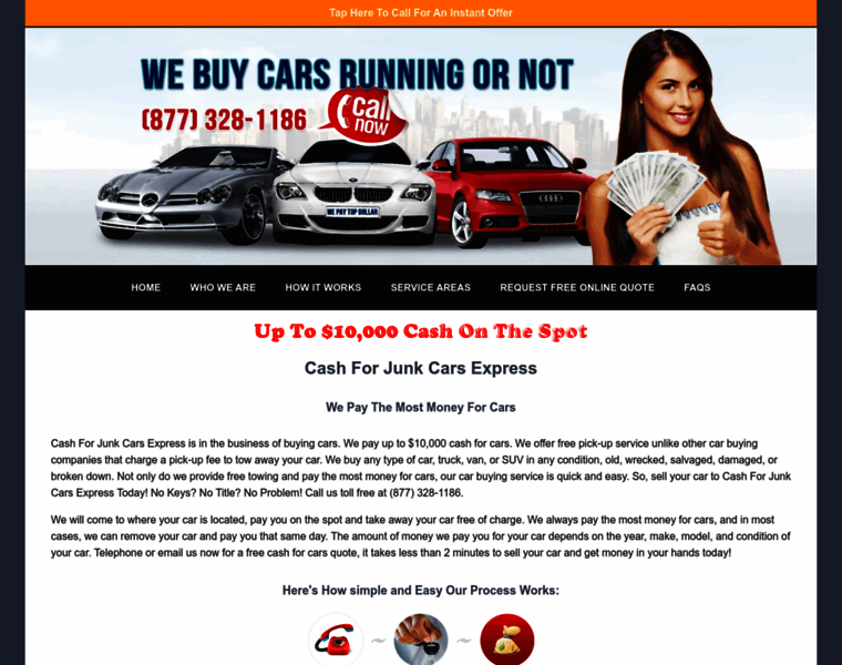 Cash-for-junk-cars-express.com thumbnail