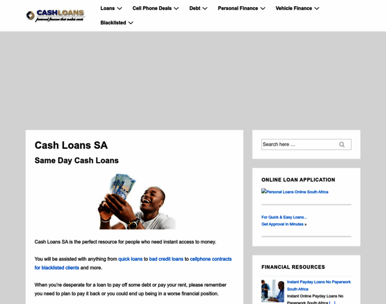 Cash-loans.co.za thumbnail