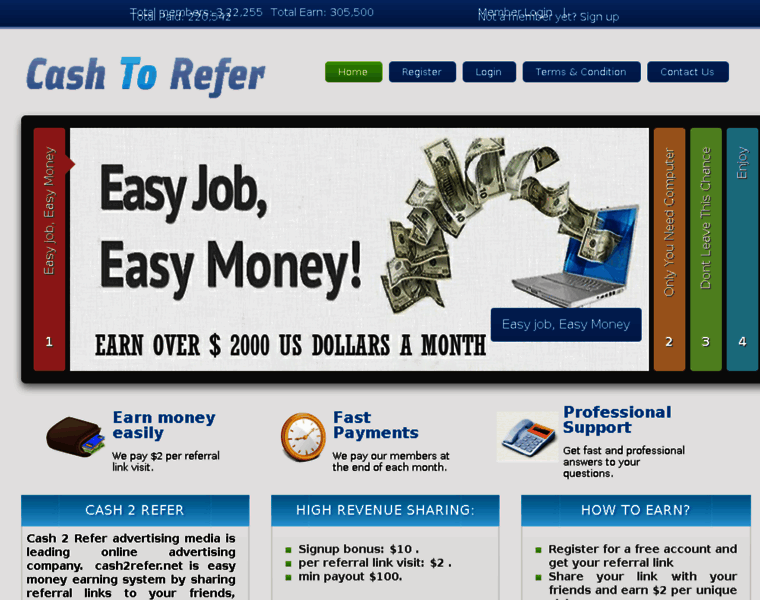 Cash2refer.net thumbnail