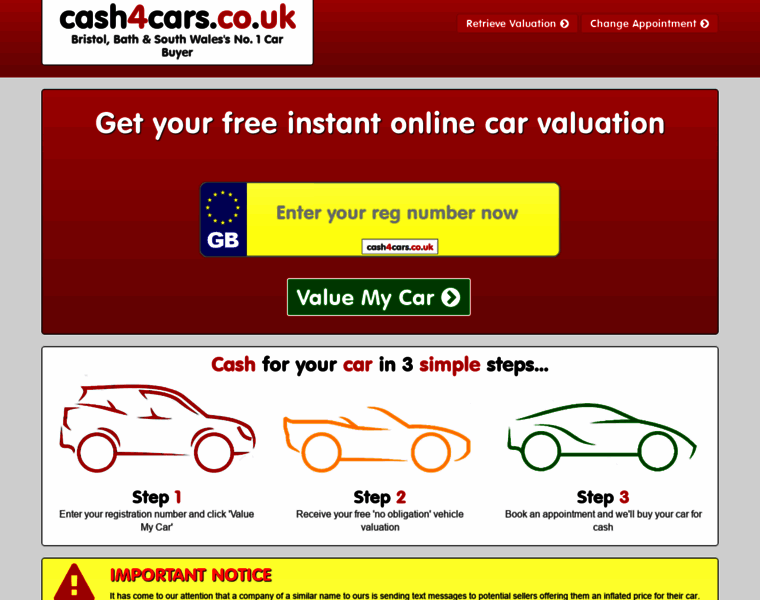 Cash4cars.co.uk thumbnail