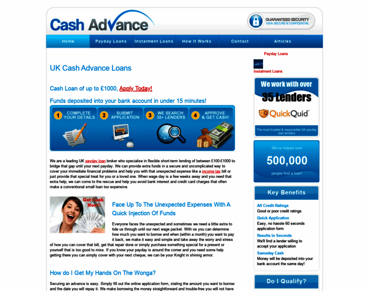 Cashadvance.co.uk thumbnail