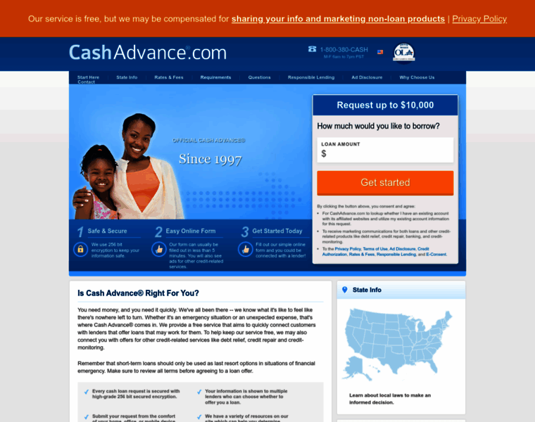 Cashadvance.com thumbnail