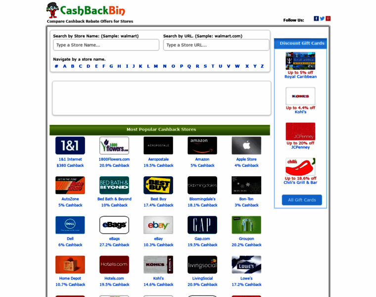 Cashbackbin.com thumbnail