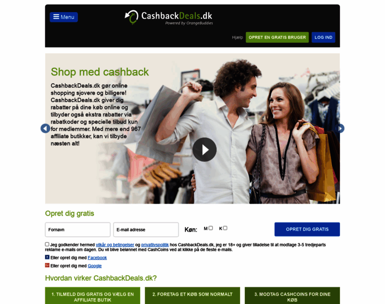 Cashbackdeals.dk thumbnail