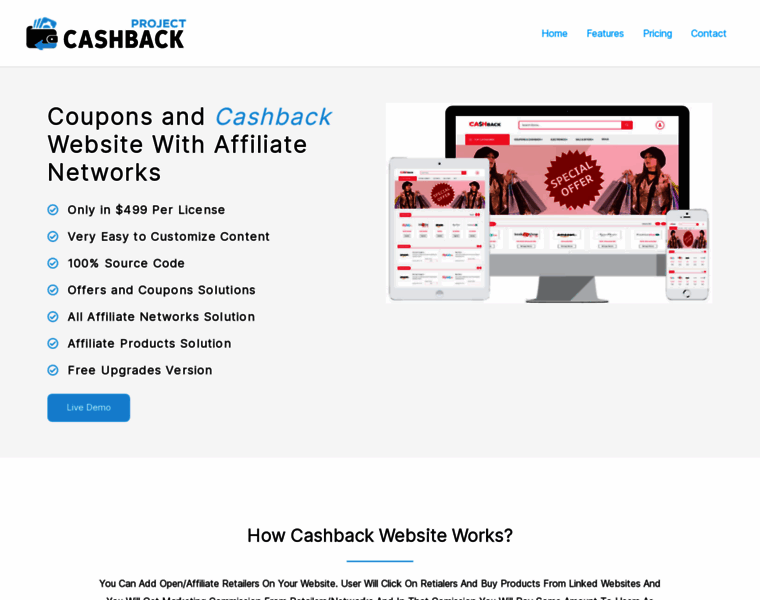Cashbackproject.com thumbnail