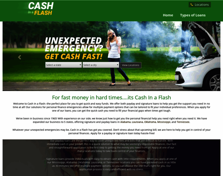 Cashcashcash.org thumbnail