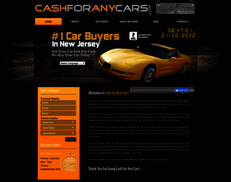 Cashforanycars.com thumbnail