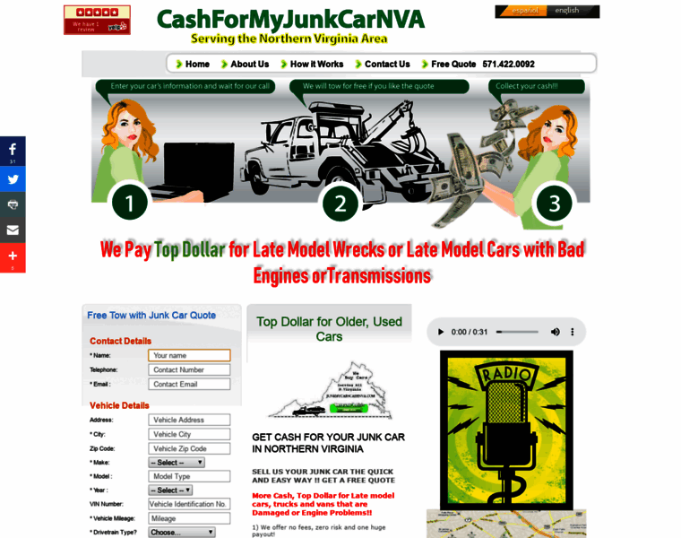 Cashformyjunkcarnva.com thumbnail