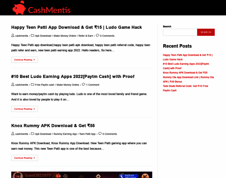 Cashmentis.com thumbnail