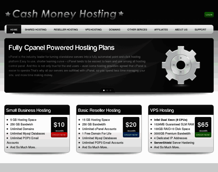 Cashmoneyhosting.com thumbnail