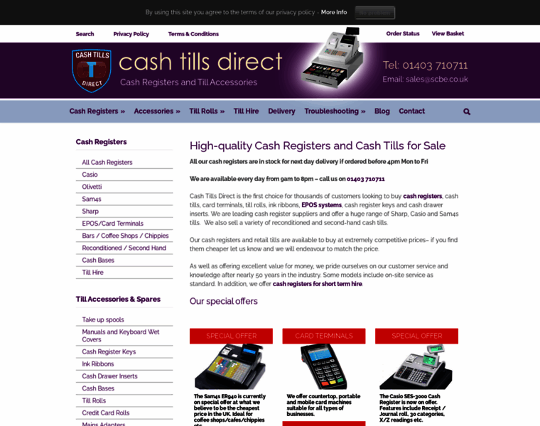 Cashtillsdirect.co.uk thumbnail