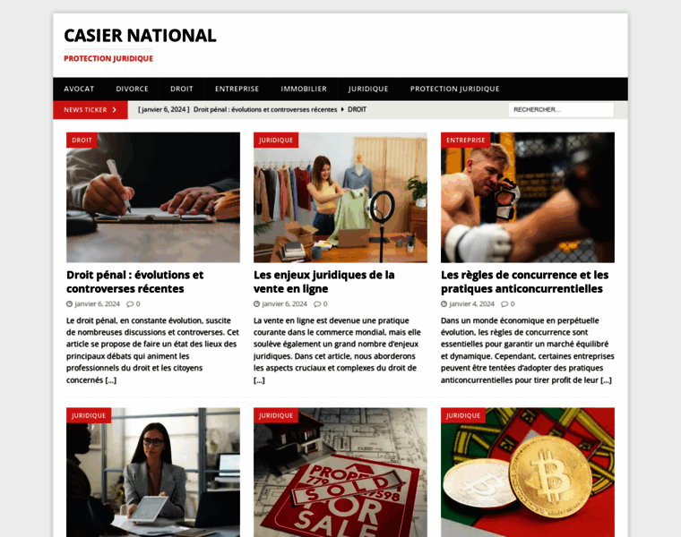 Casier-national.fr thumbnail