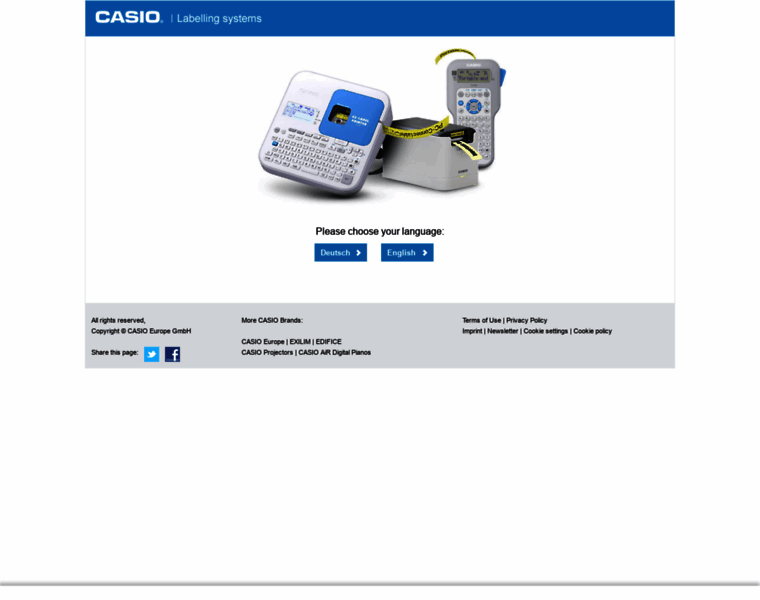 Casio-label-printer.eu thumbnail