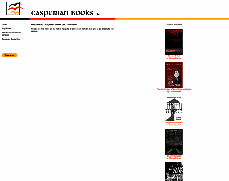 Casperianbooks.com thumbnail