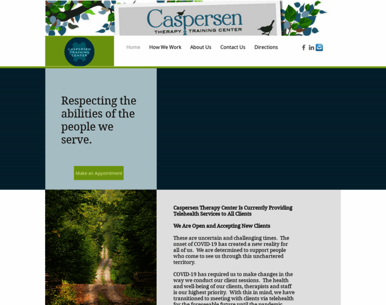 Caspersentherapycenter.com thumbnail