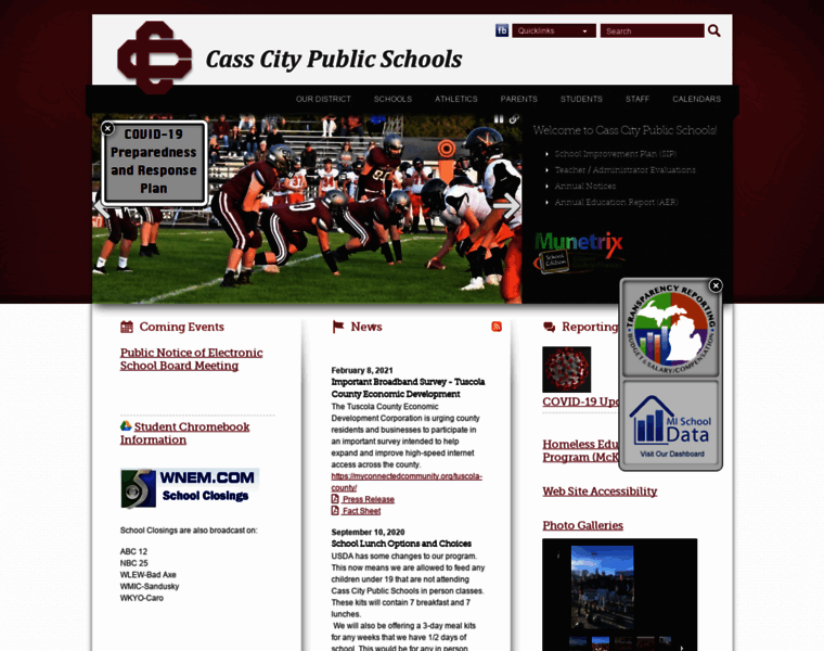 Casscityschools.org thumbnail