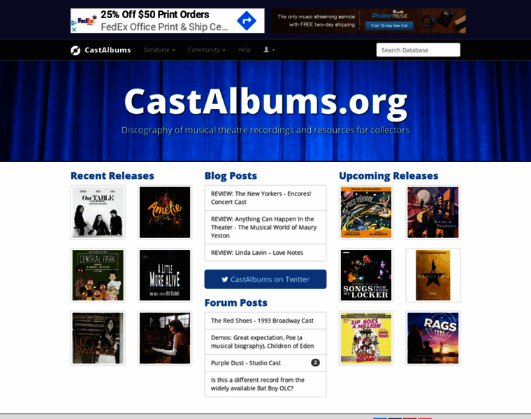 Castalbumcollector.com thumbnail