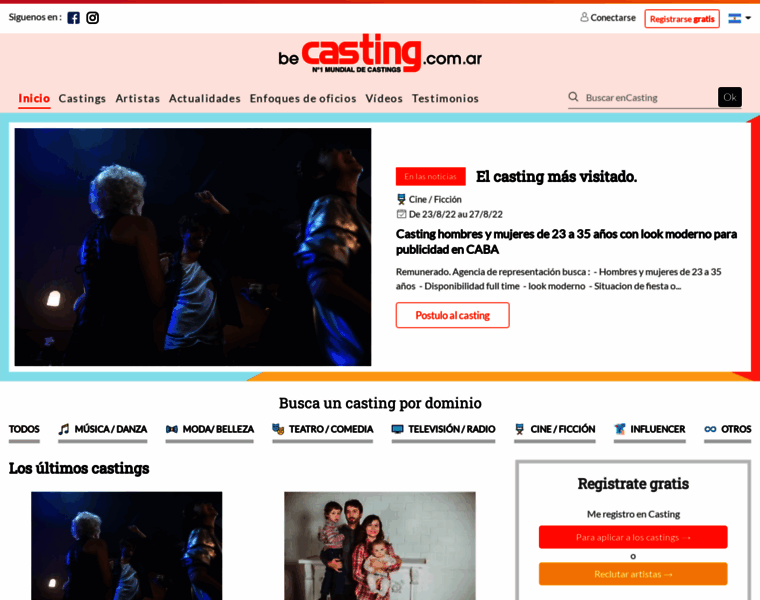 Casting-argentina.com thumbnail