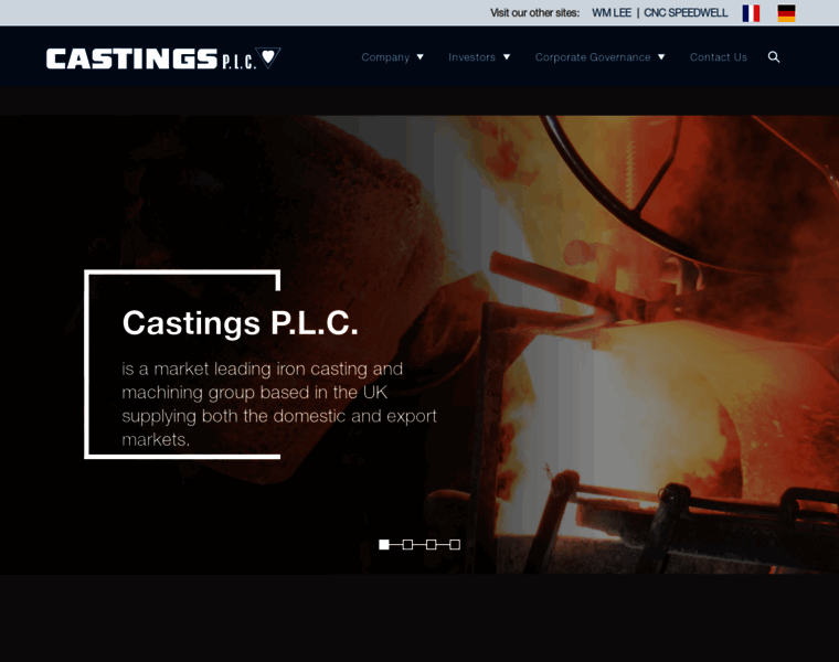 Castings.plc.uk thumbnail