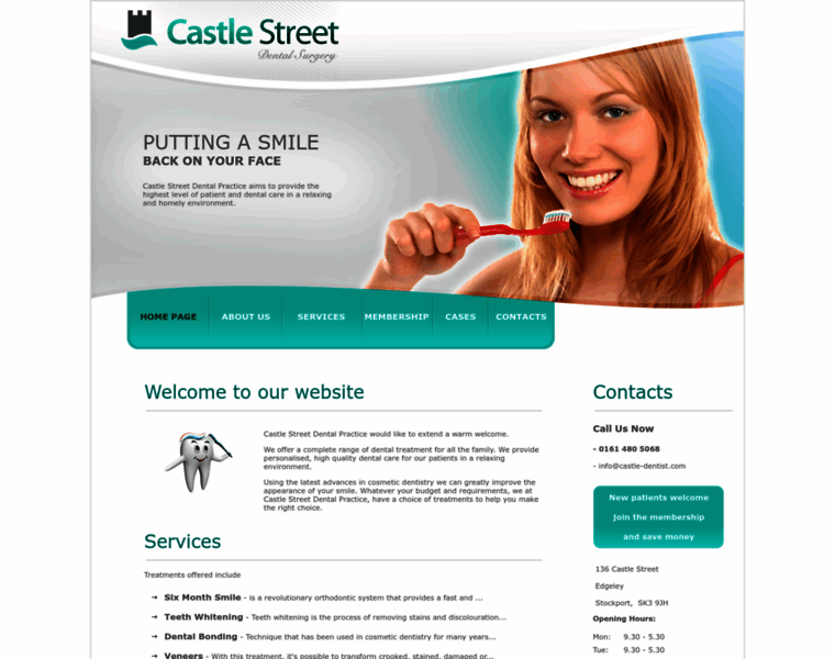Castle-dentist.com thumbnail