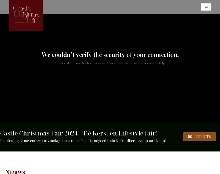 Castlechristmasfair.nl thumbnail
