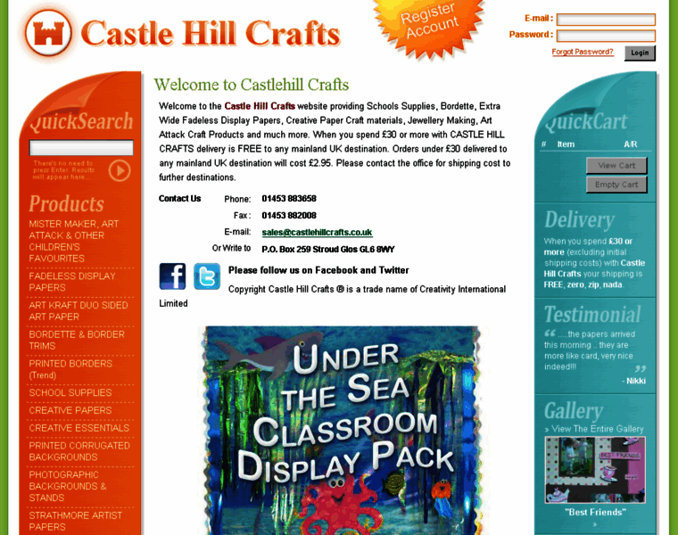 Castlehillcrafts.co.uk thumbnail