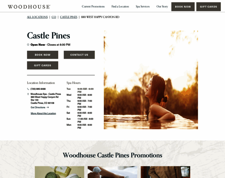 Castlepines.woodhousespas.com thumbnail
