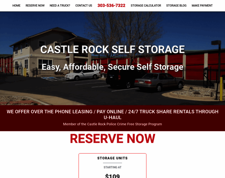 Castlerockselfstorage.net thumbnail
