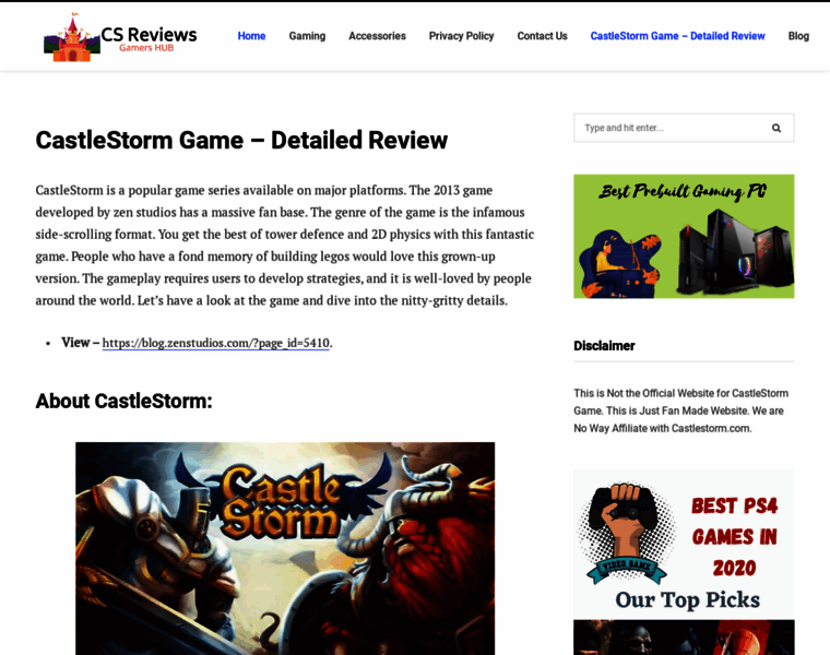 Castlestormgame.com thumbnail