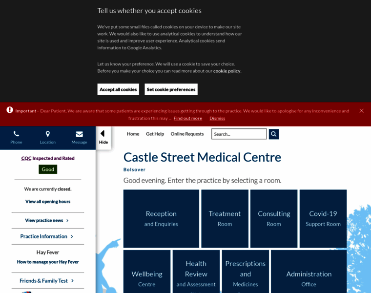 Castlestreetmedicalcentre.co.uk thumbnail