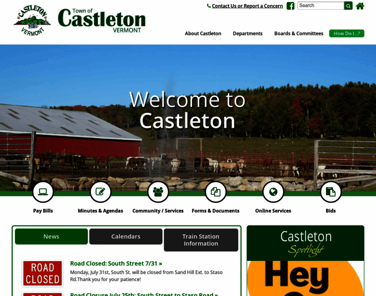 Castletonvermont.org thumbnail