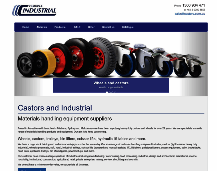 Castorsandindustrial.com.au thumbnail