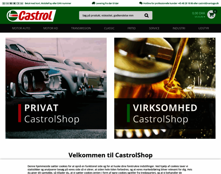 Castrolshop.dk thumbnail