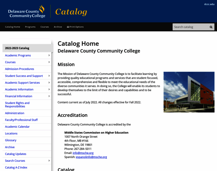 Catalog.dccc.edu thumbnail