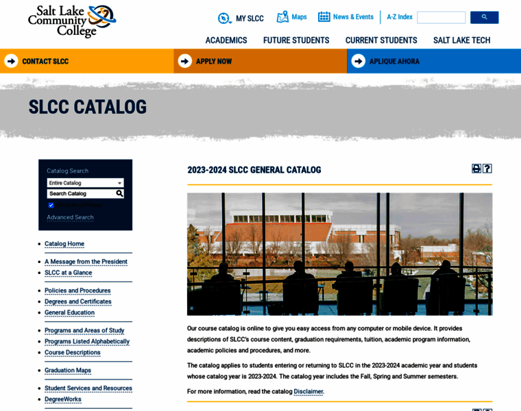 Catalog.slcc.edu thumbnail