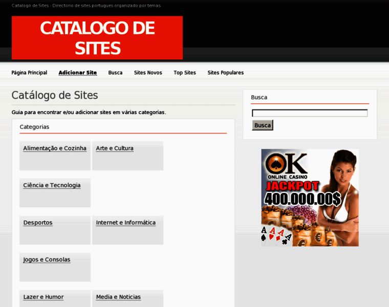 Catalogodesites.com.pt thumbnail