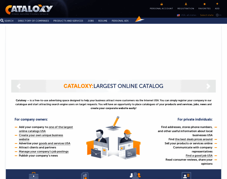 Cataloxy.us thumbnail
