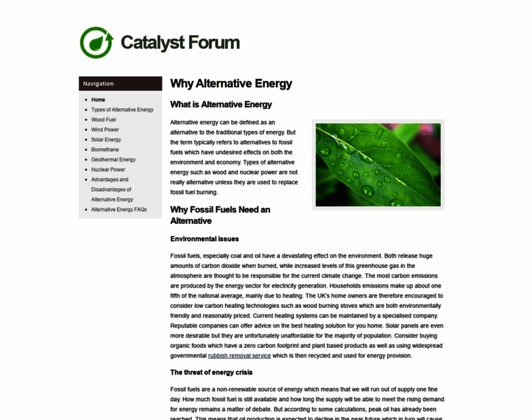Catalystforum.org.uk thumbnail