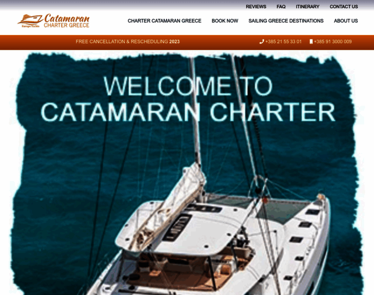 Catamaran-charter-greece.com thumbnail