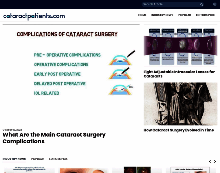 Cataractpatients.com thumbnail