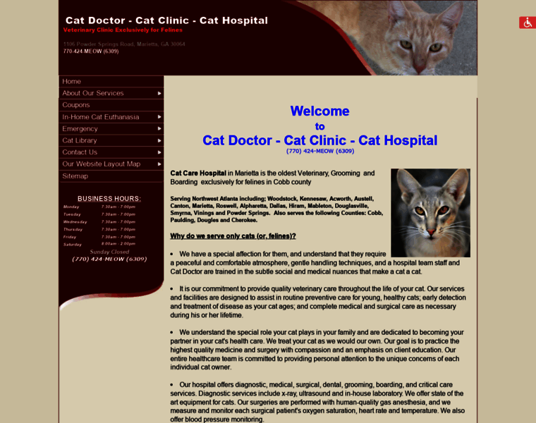 Catclinichospital.com thumbnail