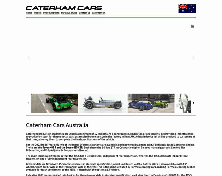 Caterhamcars.com.au thumbnail