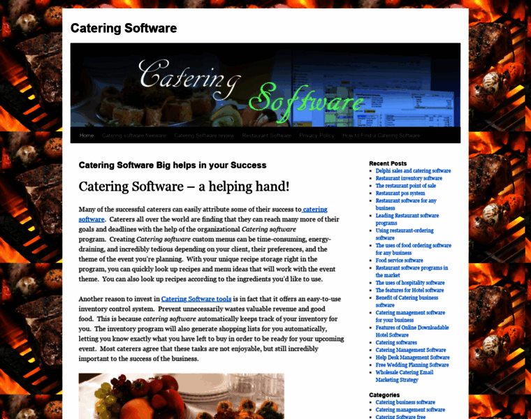 Cateringsoftwares.com thumbnail
