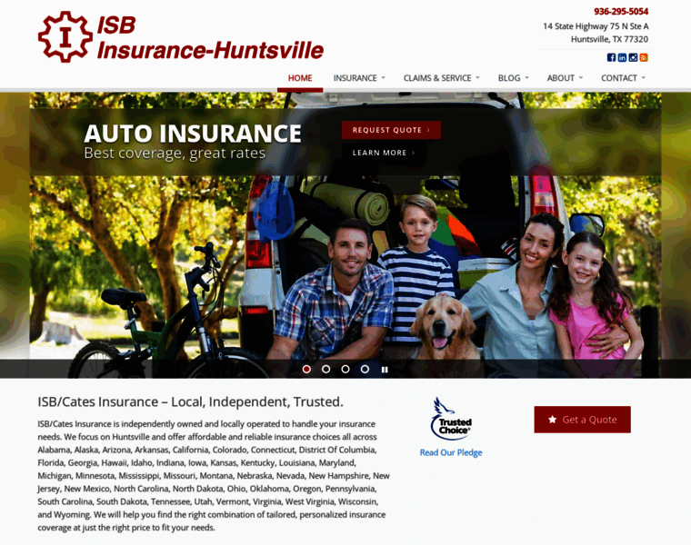 Catesinsurance.com thumbnail