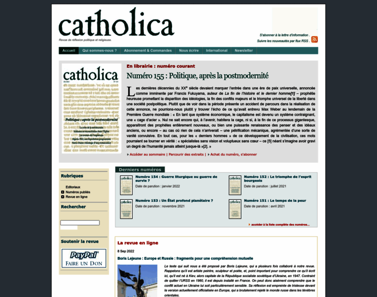 Catholica.presse.fr thumbnail