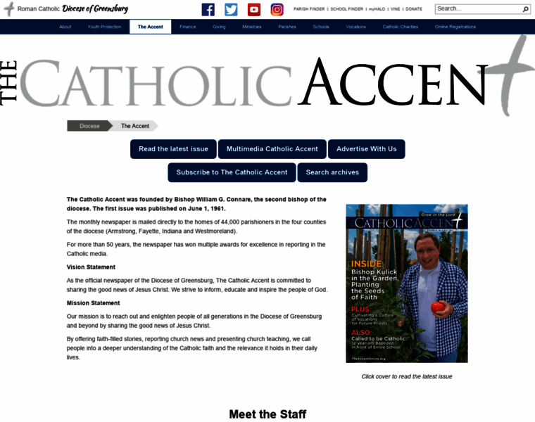 Catholicaccent.org thumbnail
