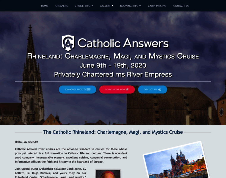 Catholicanswerscruise.com thumbnail