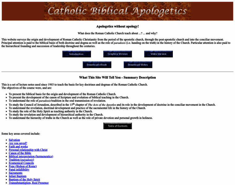 Catholicapologetics.org thumbnail