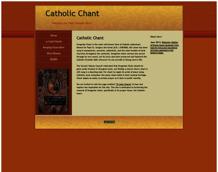 Catholicchant.com thumbnail