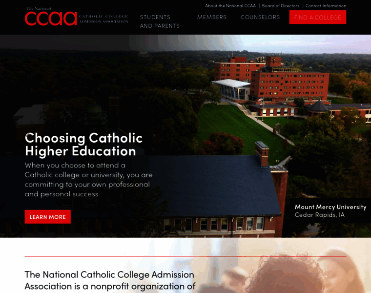 Catholiccollegesonline.org thumbnail